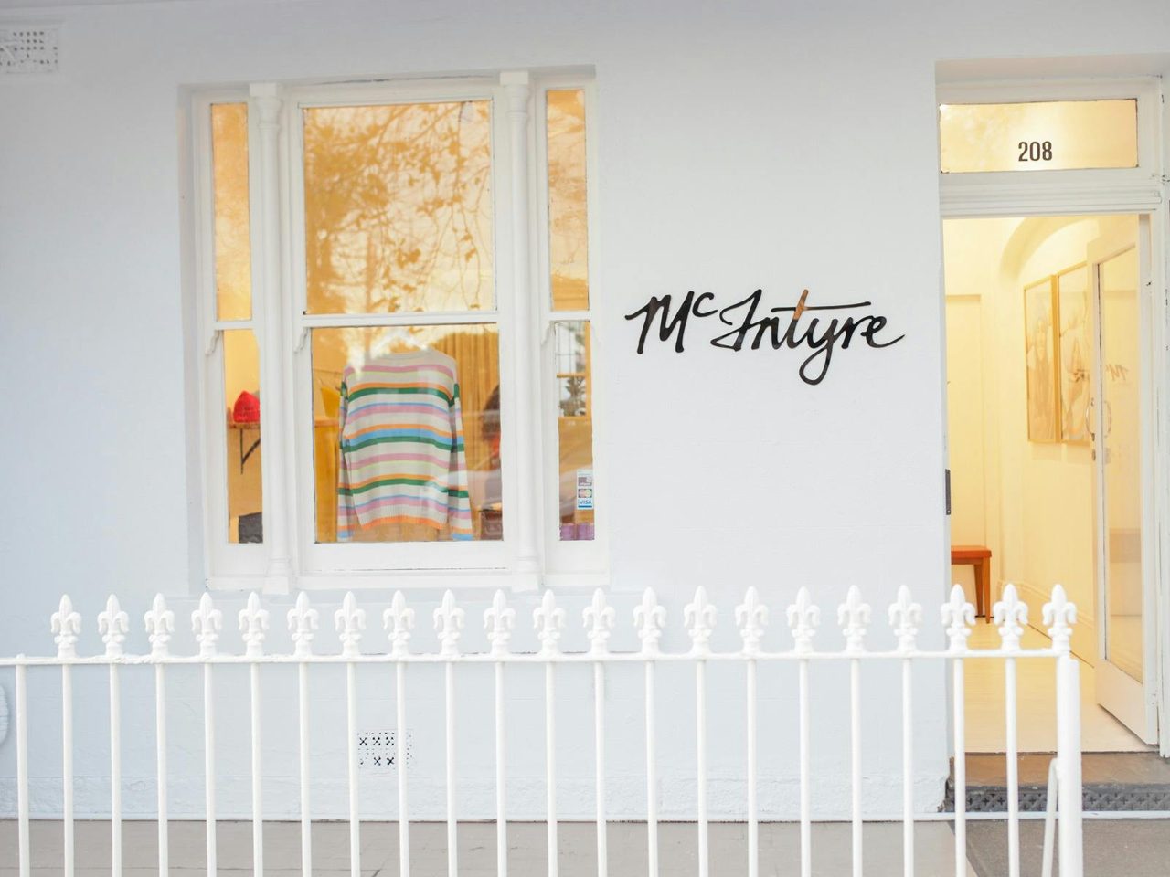 Front of store