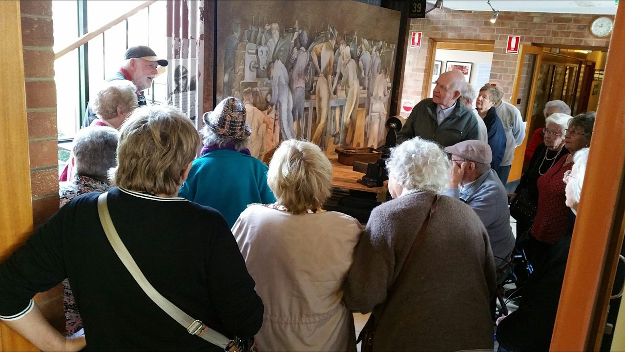 Introductory talk for a group of visitors