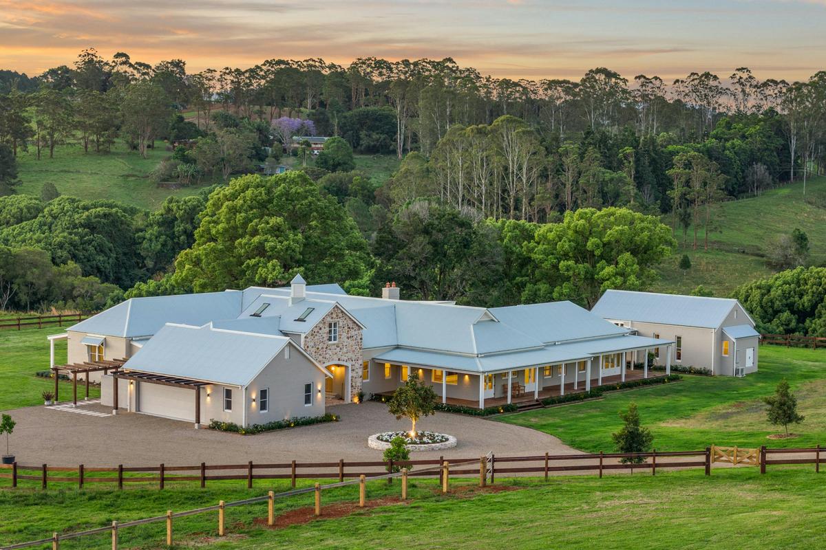 Stonehaven Estate, a luxury hinterland retreat set across rolling countryside minutes from Byron