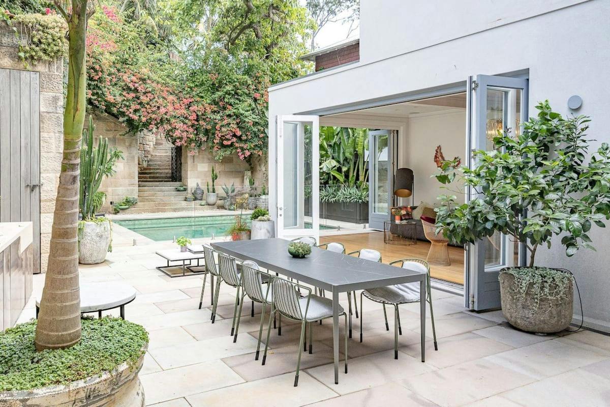 Outdoor dining area