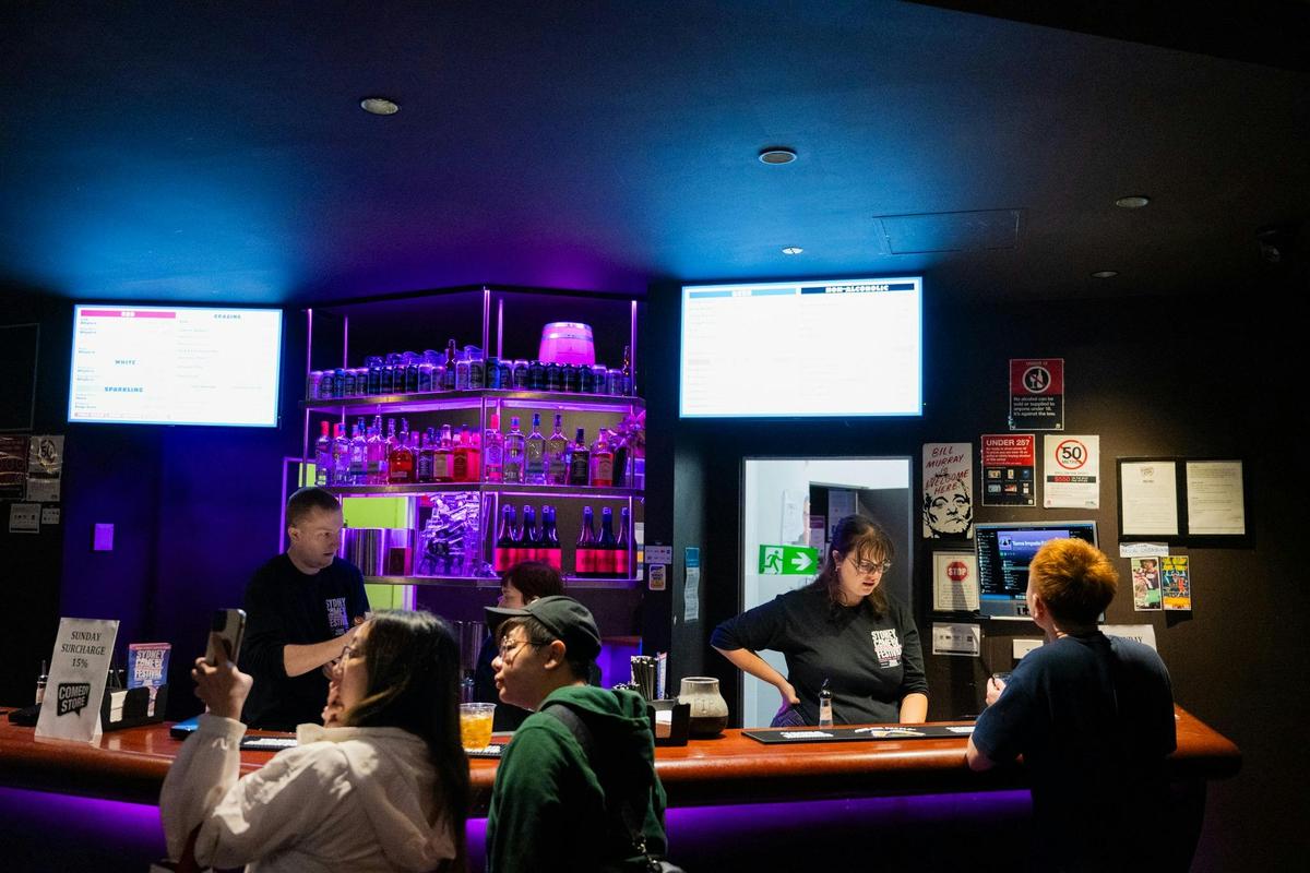 The Comedy Store bar offers the perfect start to a night of live entertainment.