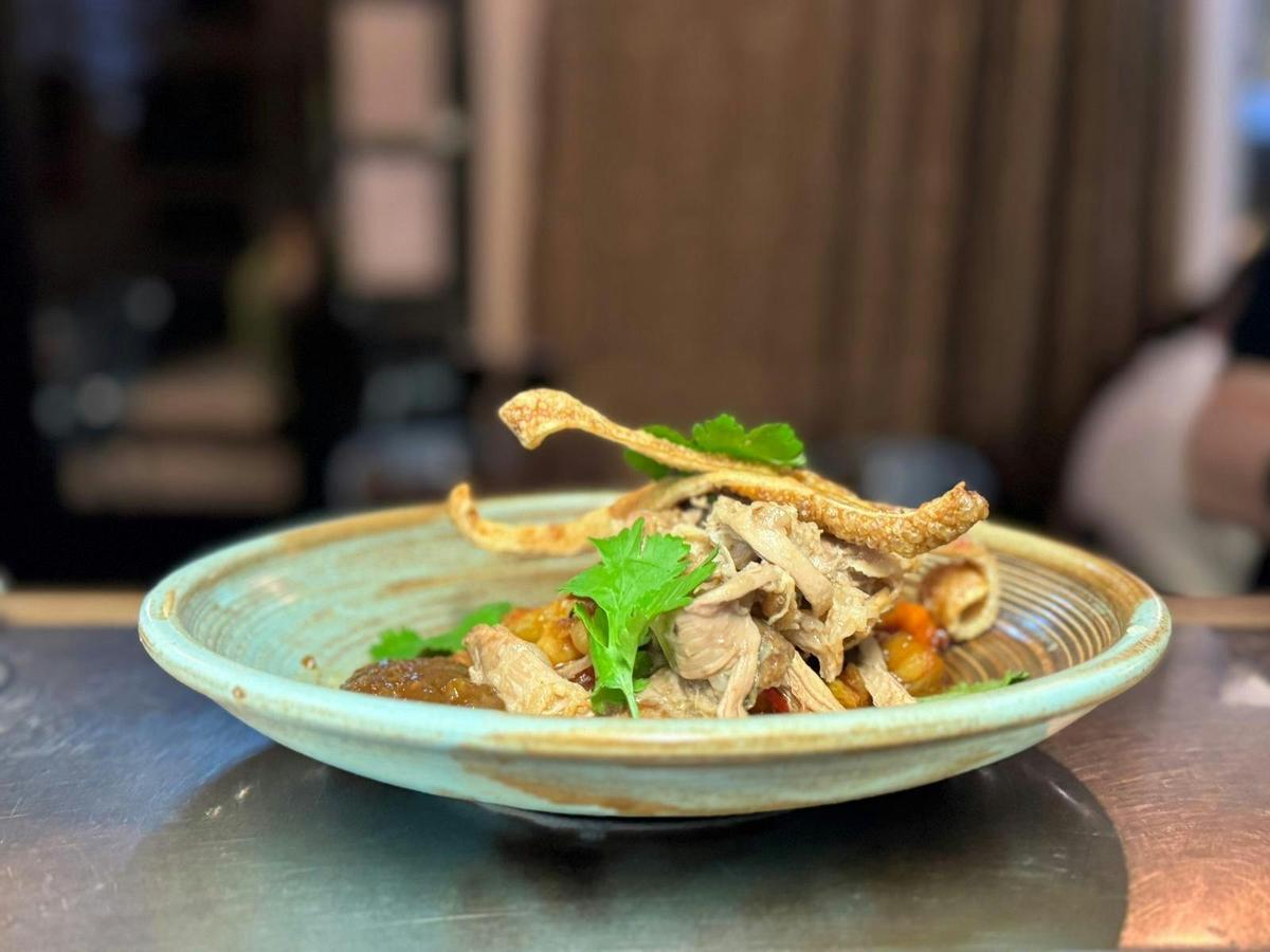 Pork sourced from a local farmer