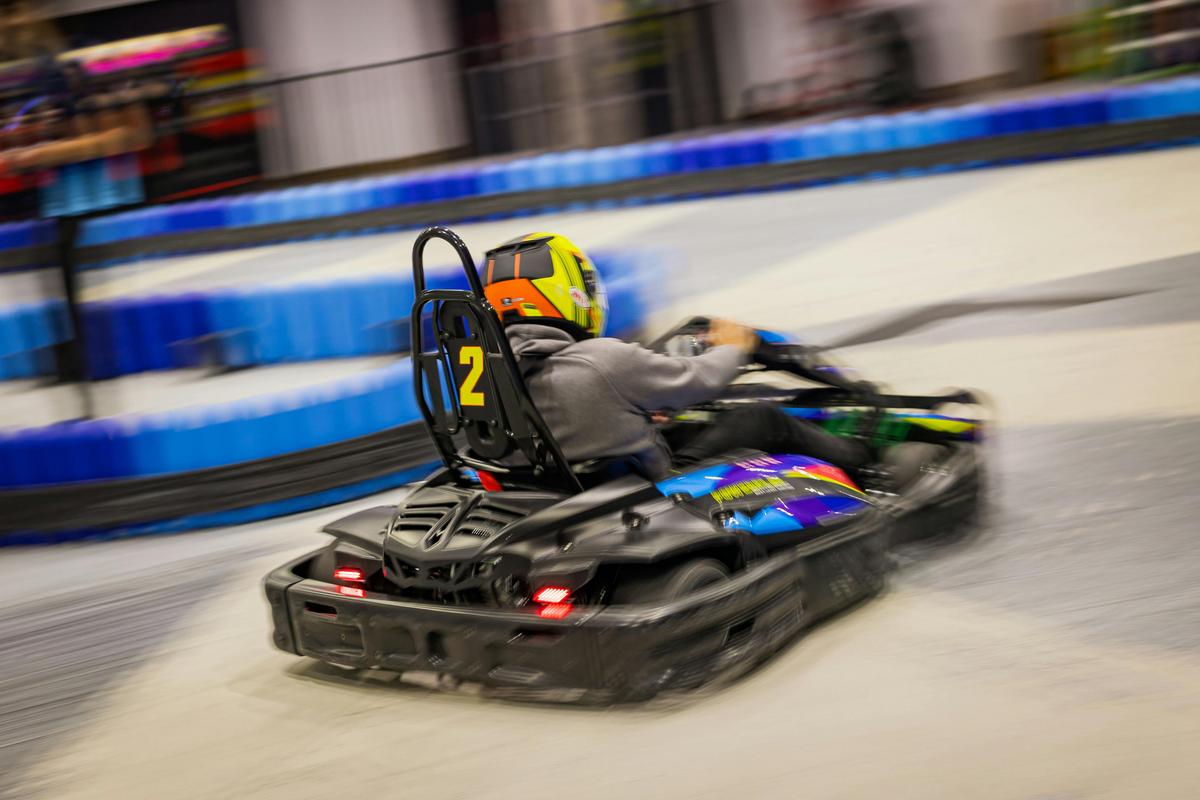Drift around our two-level track!