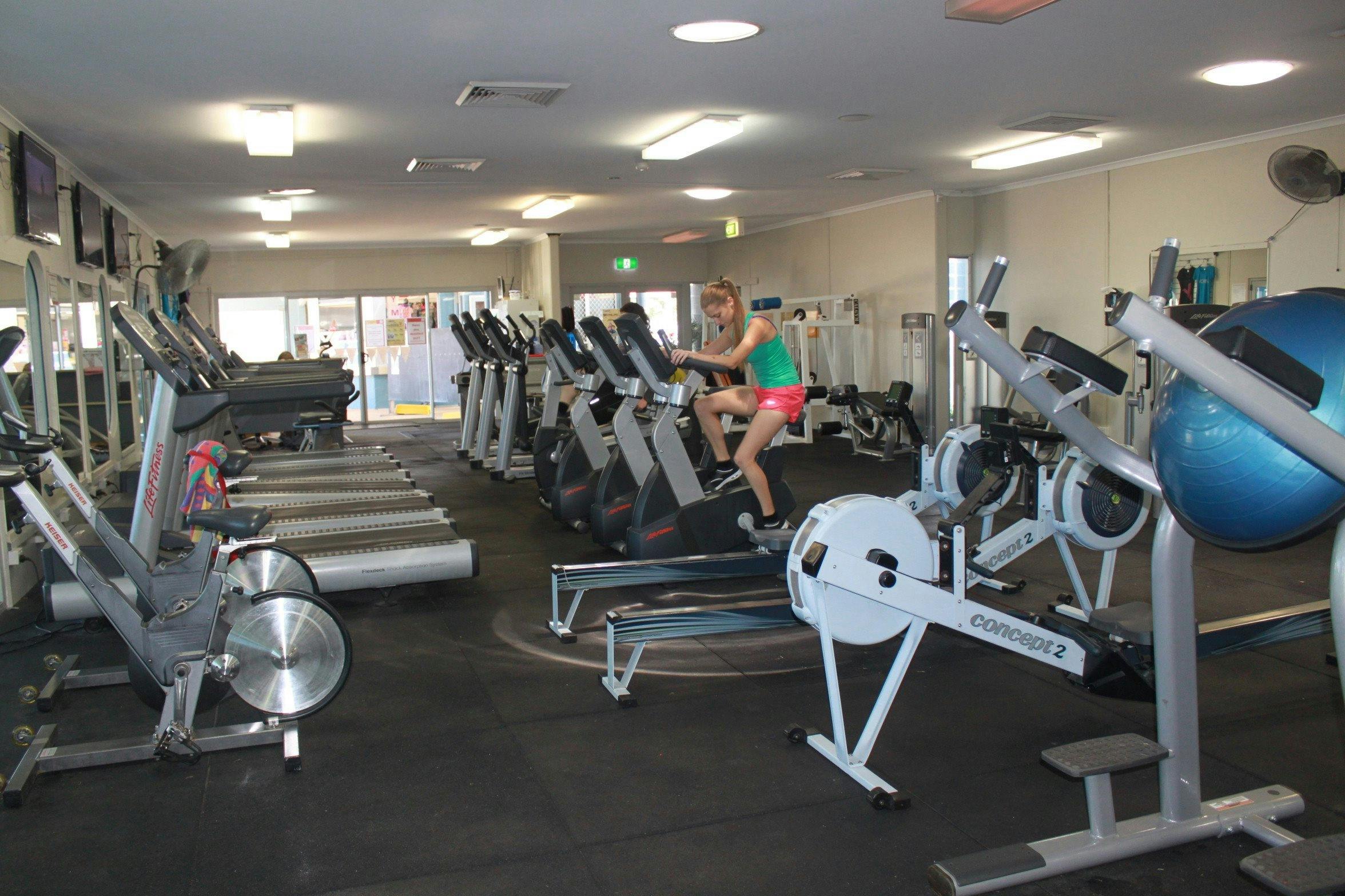 Quiet time in the Gym