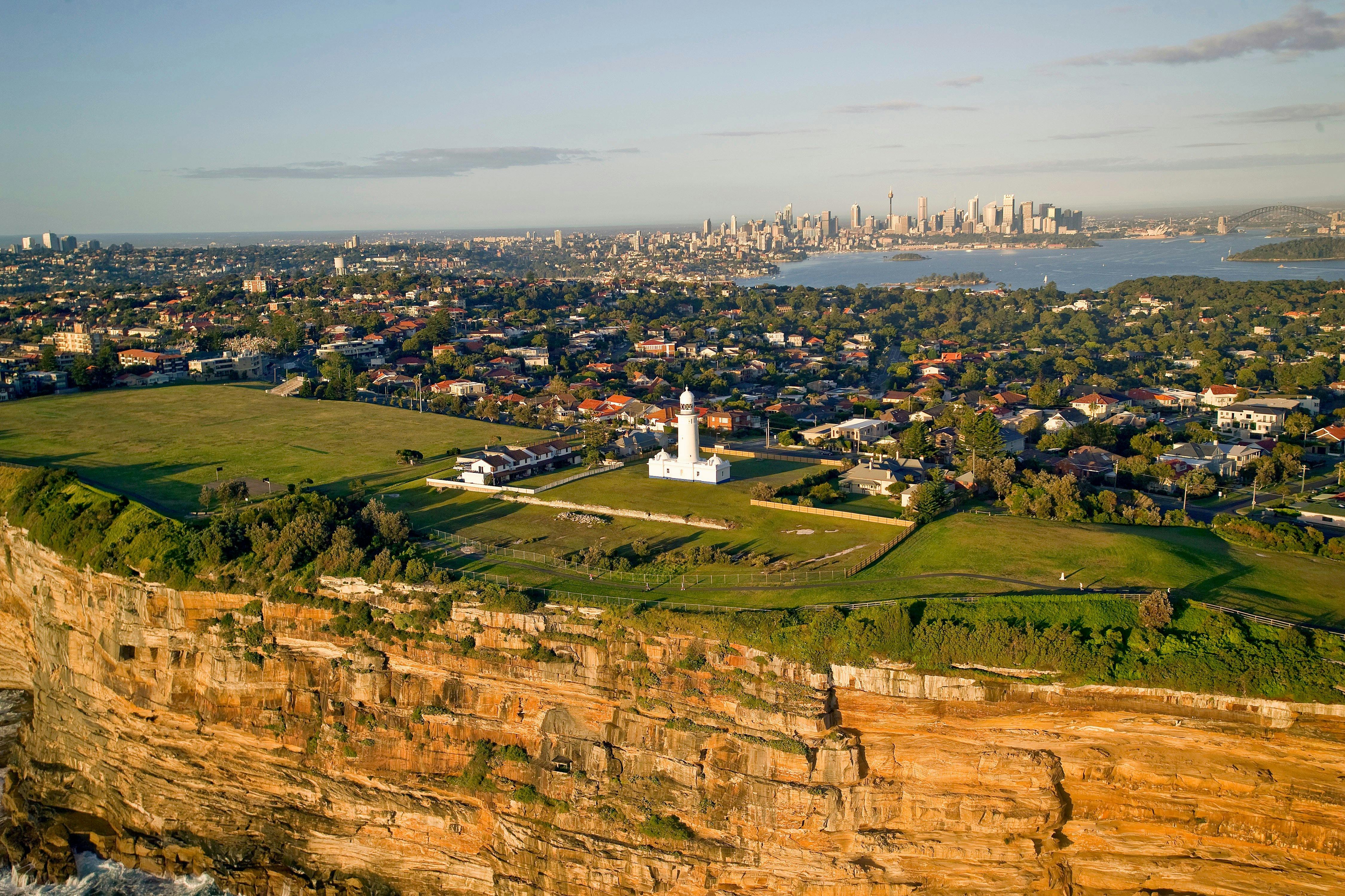 Aerial view of Macquarie Lightstation