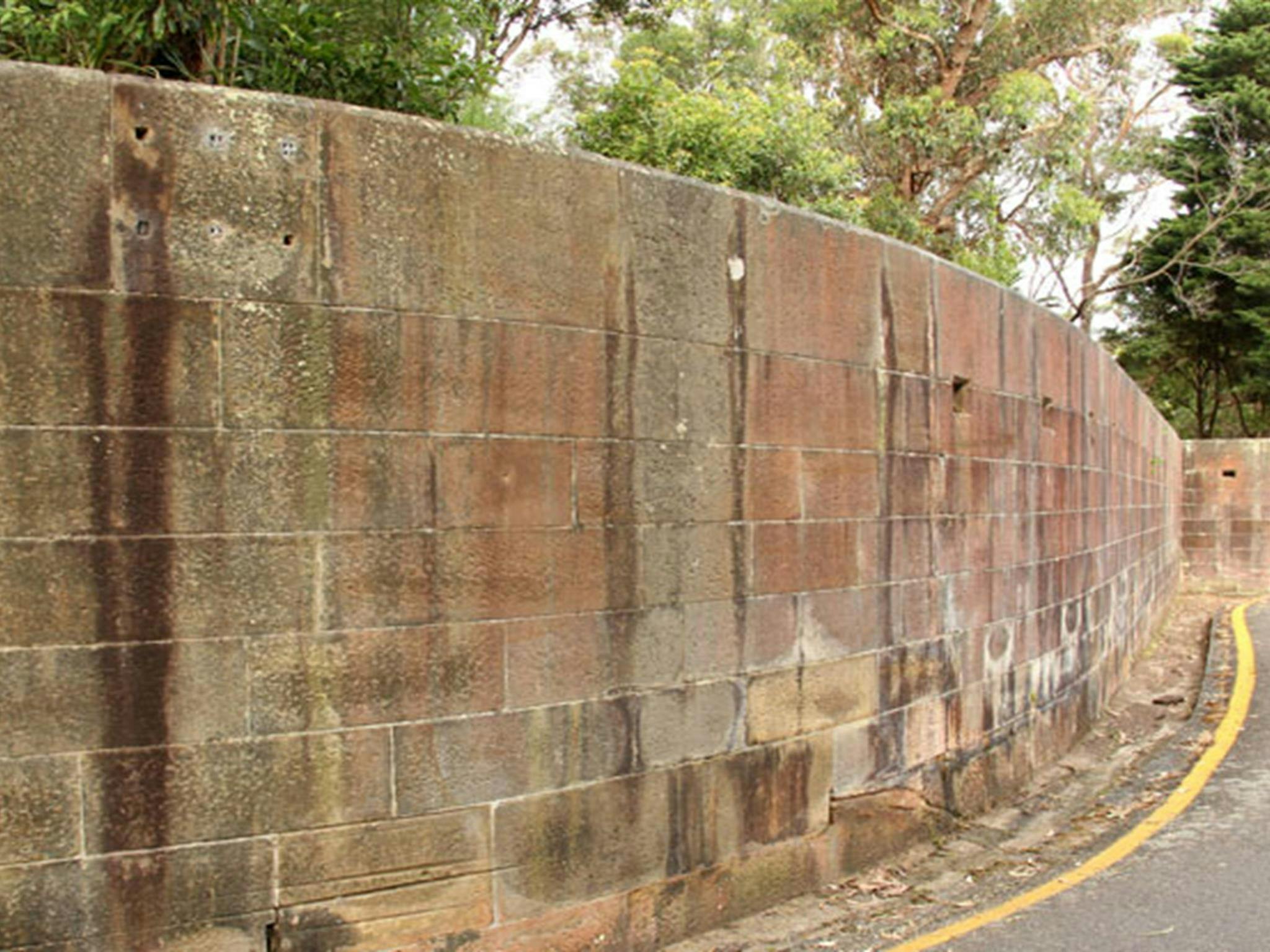 Military relics at Bradleys Head, Sydney Harbour National Park. Photo: John Yurasek &copy; OEH