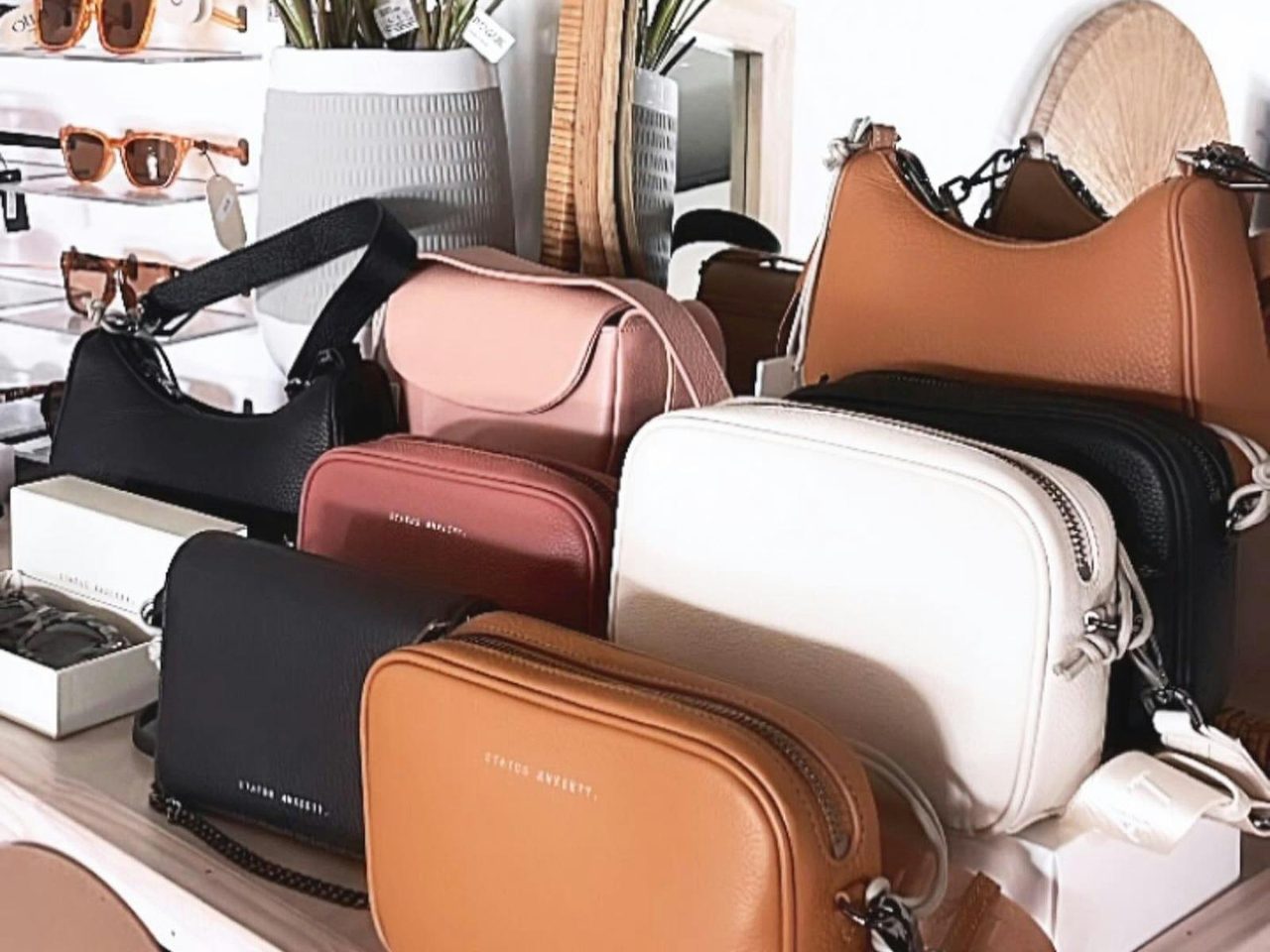 An array of wallets