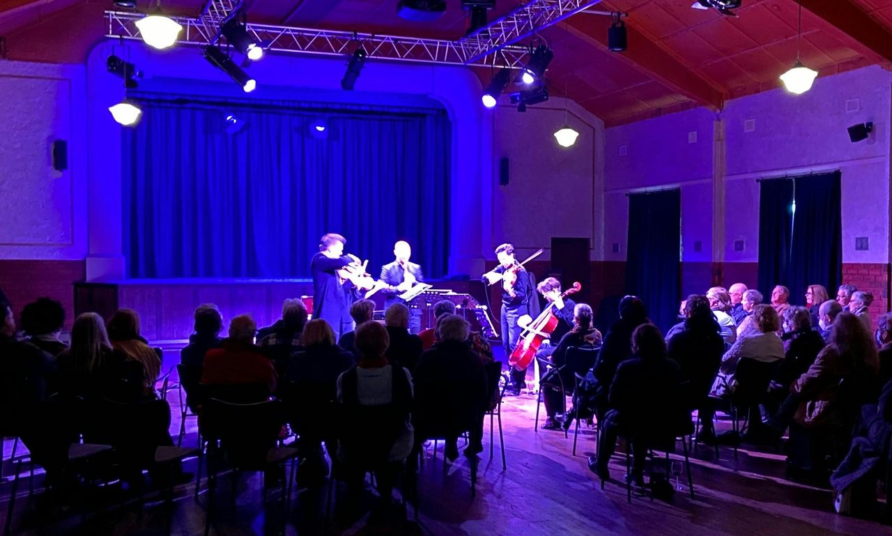 The Omega Ensemble performing at The Malachi.