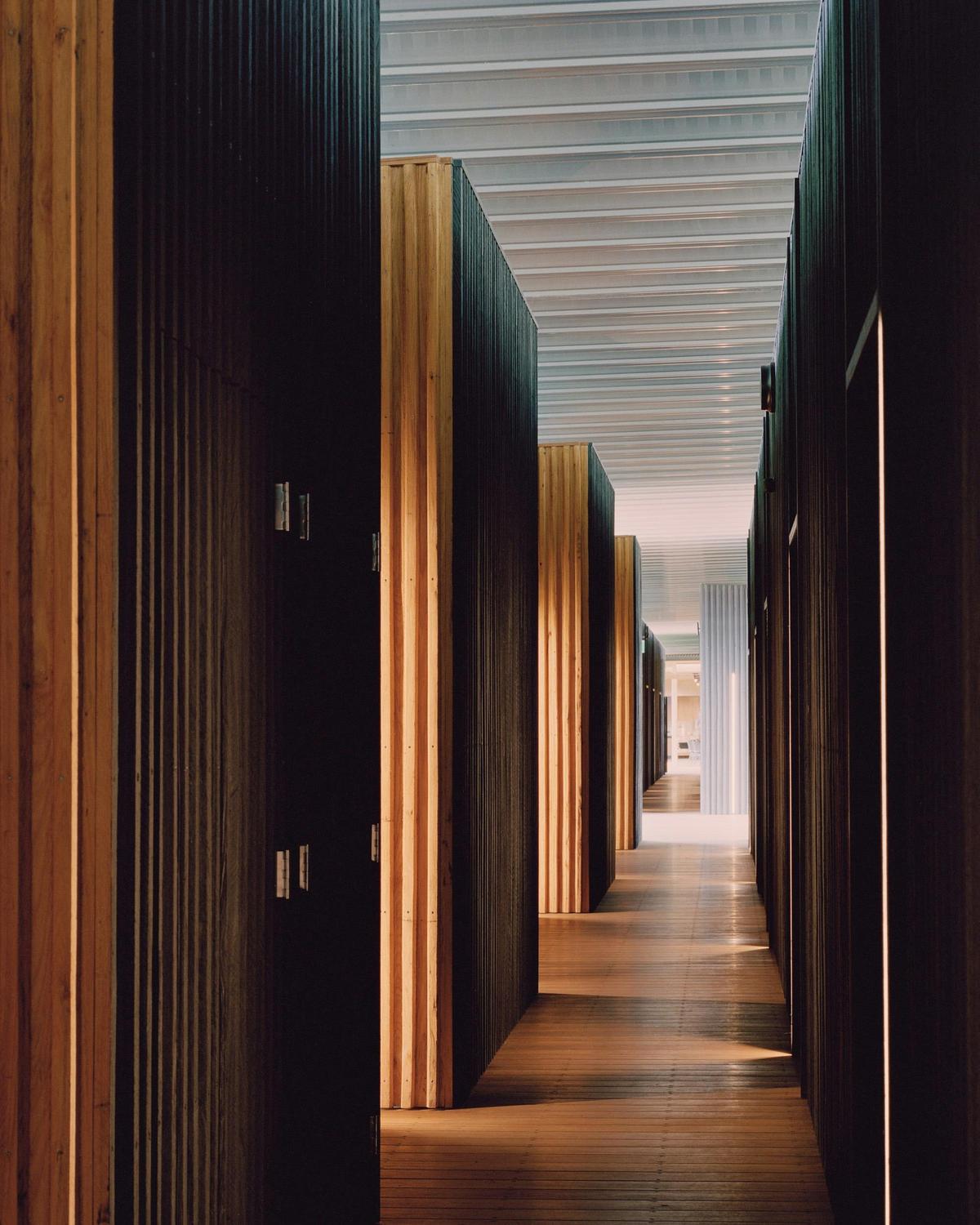 Interior of the Bridge for creative learning, Bundanon.