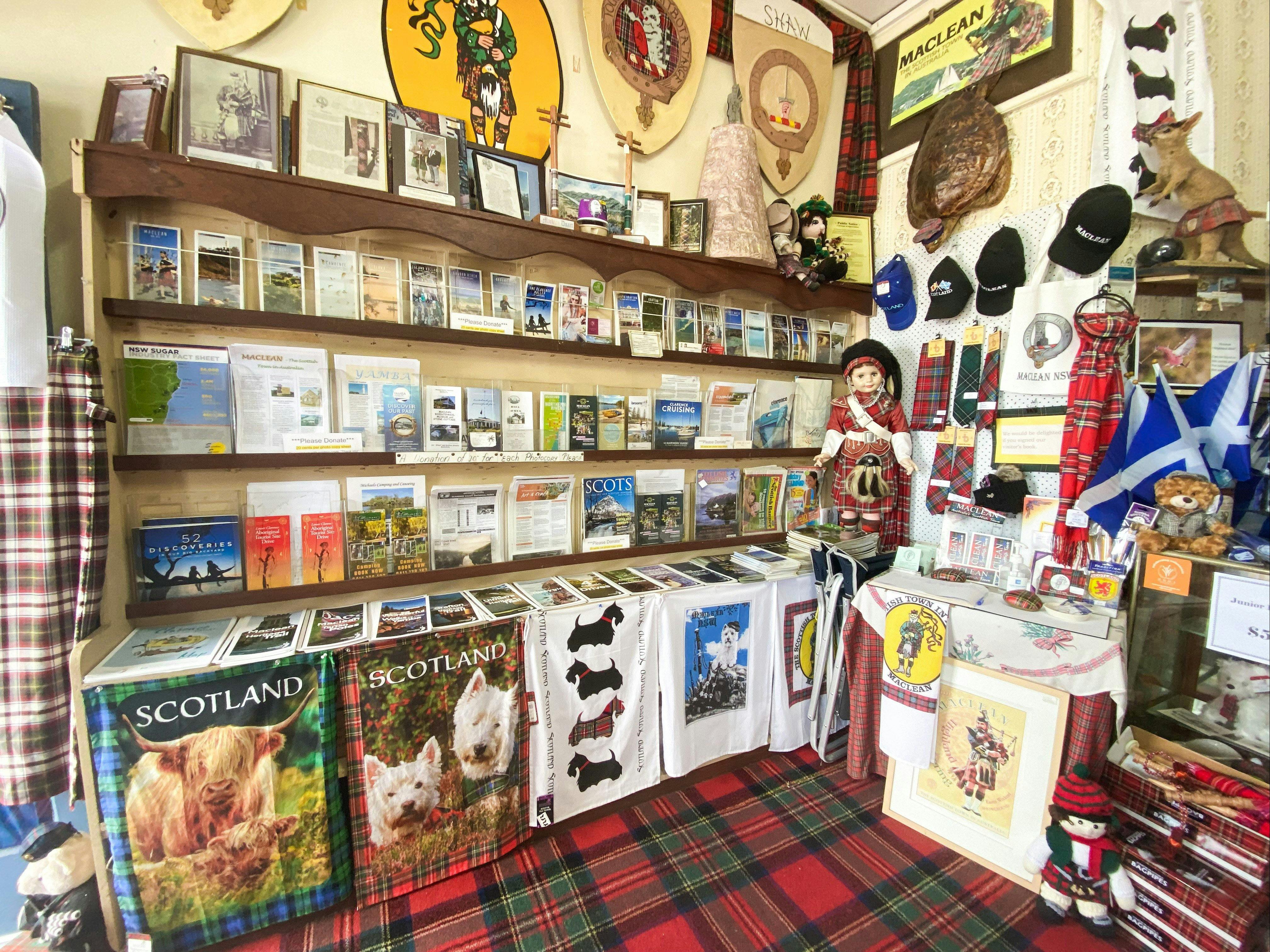 Maclean Scottish Shop, souvenirs and visitor information
