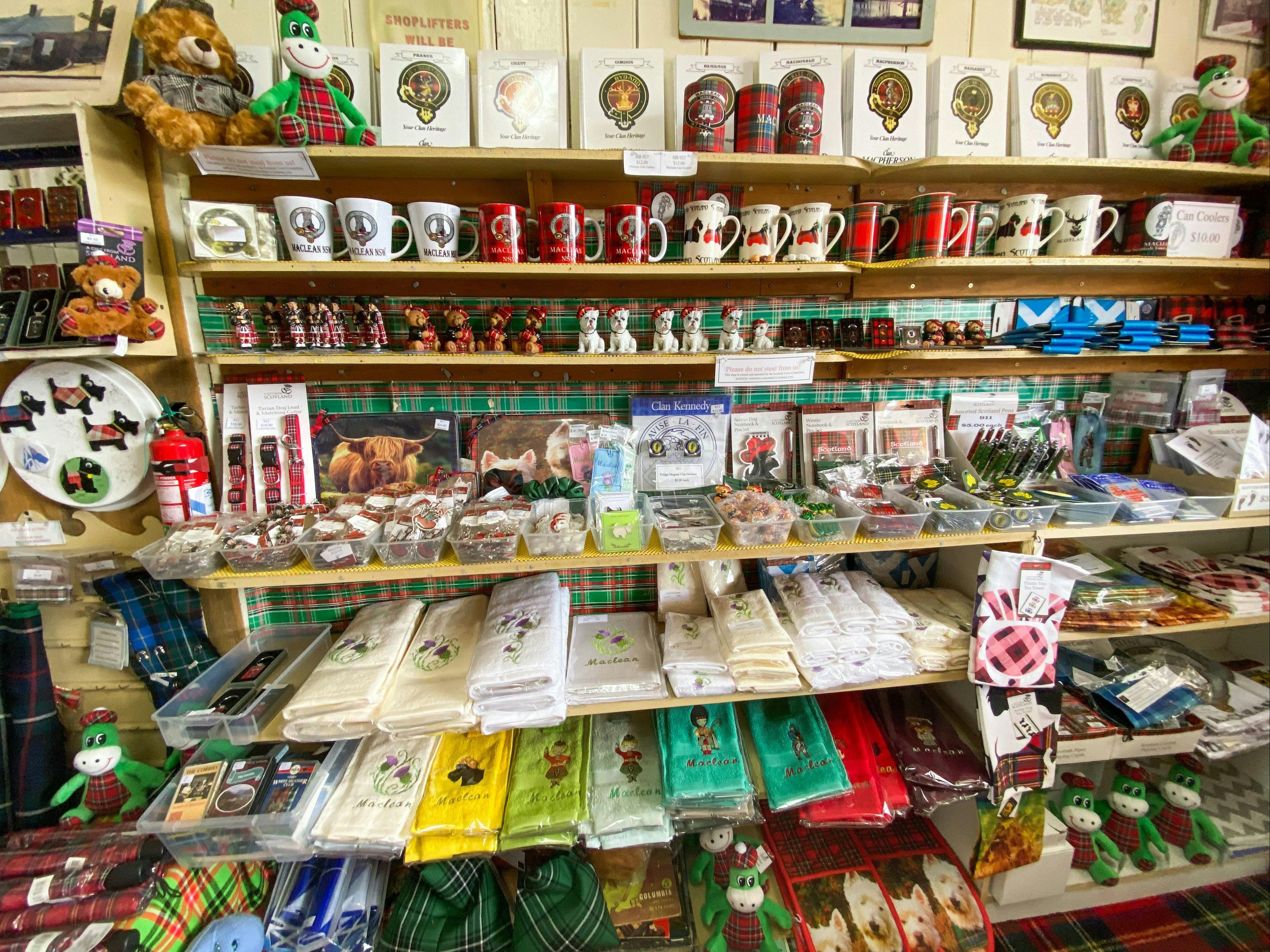 Maclean Scottish Shop, souvenirs and visitor information