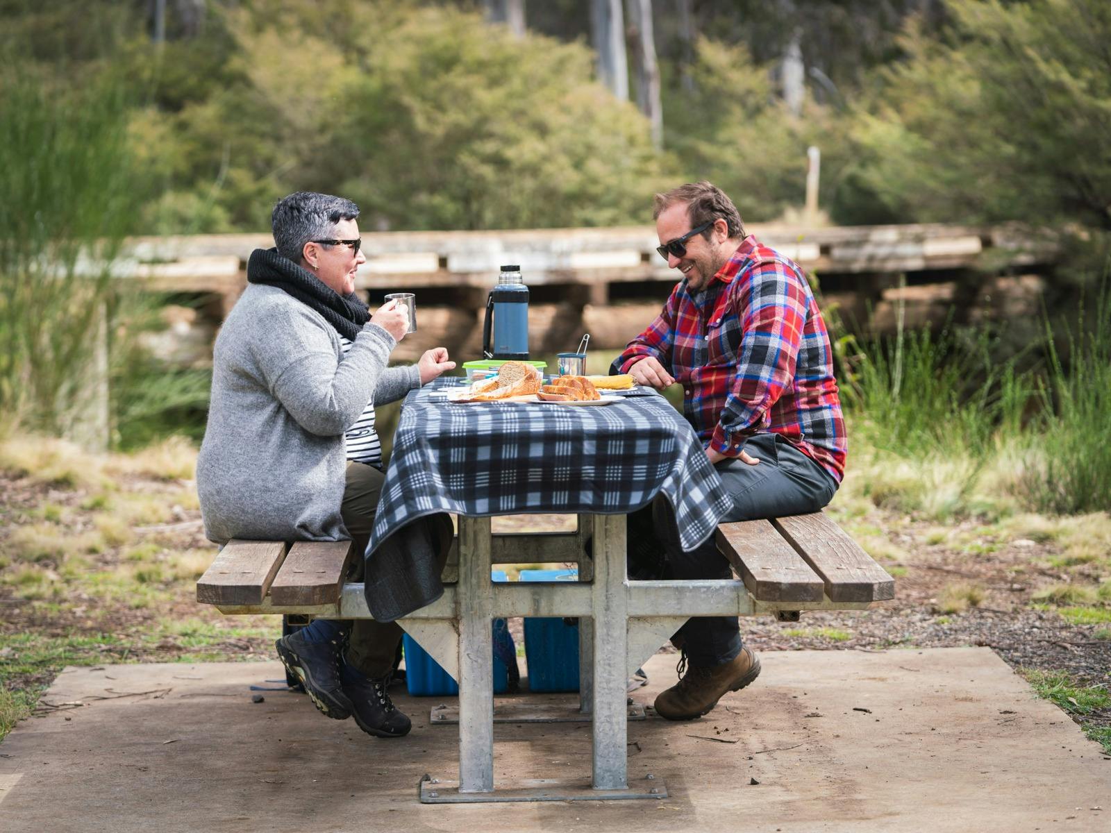 Enjoy a picnic at Manning River, Barrington Tops State Forest