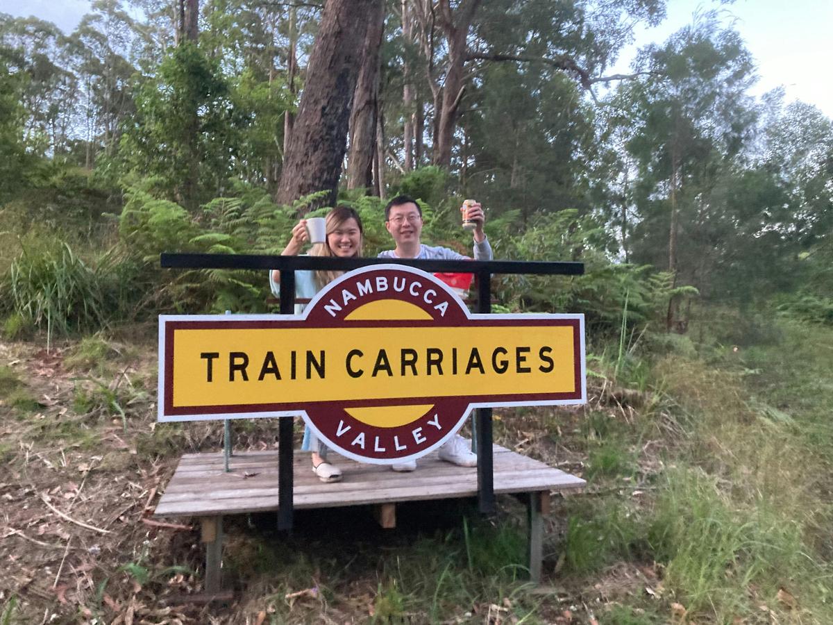 North Coast rail viewing platform