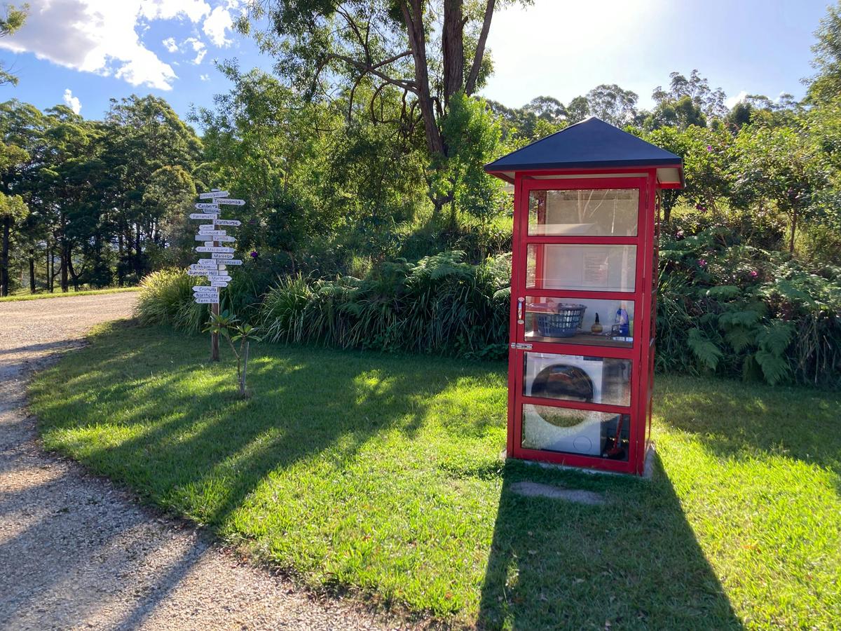 MASH pole & phone box laundry