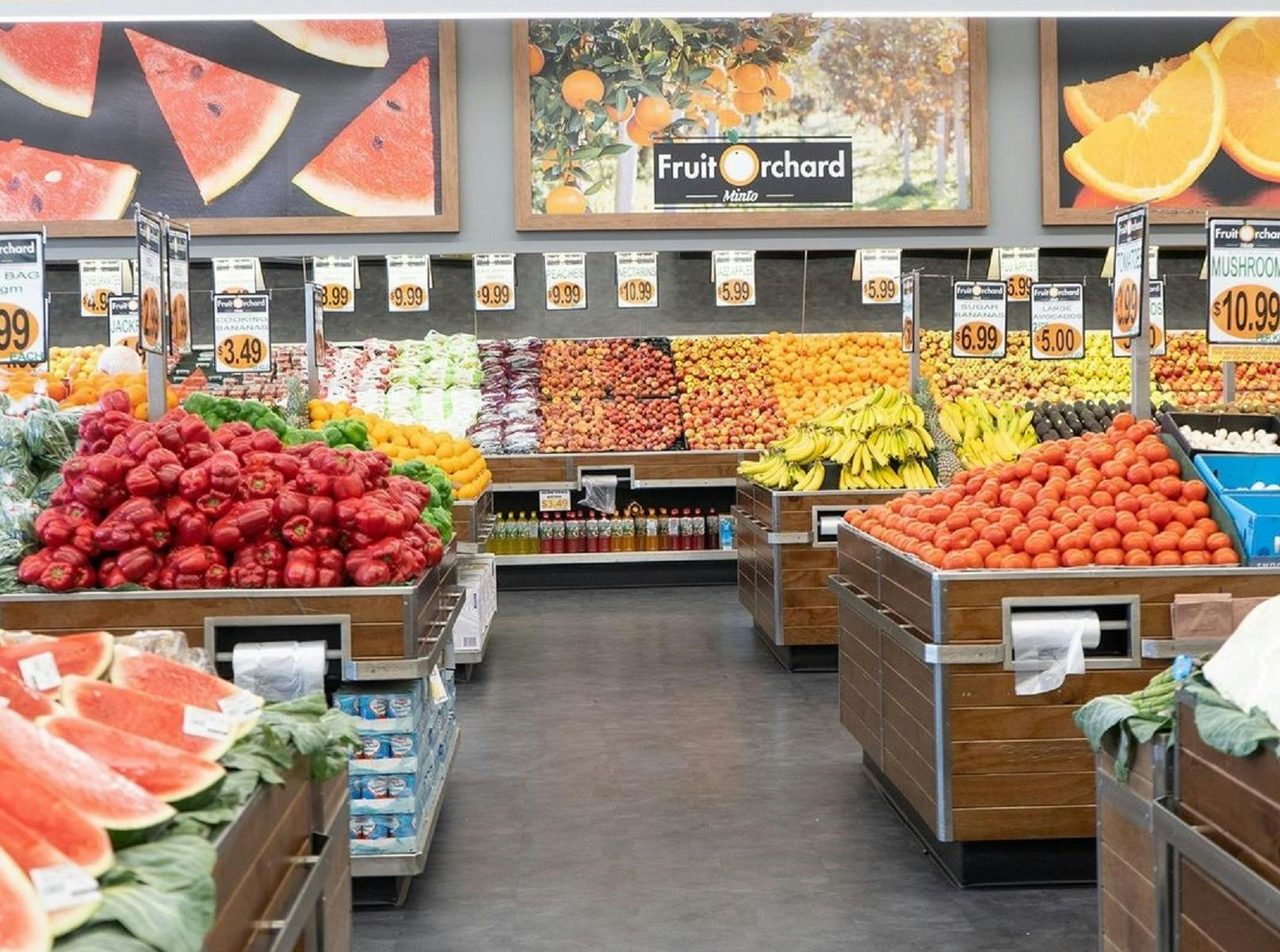 Inside Minto Fruit Orchard at Minto Mall