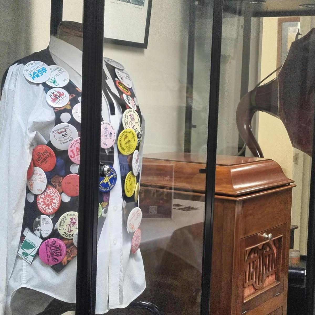 Bob Ashworth's Floral Vest & Badges