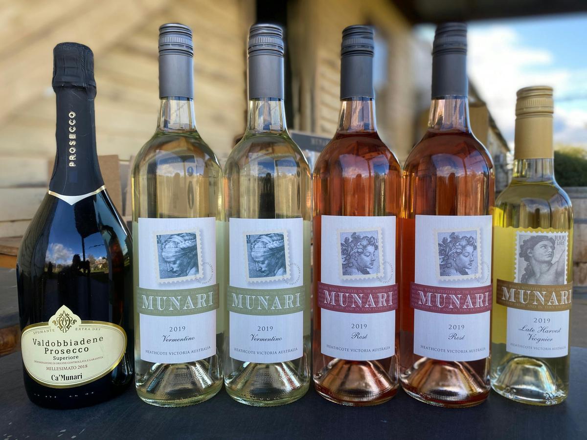 Taste the full range at the Cellar Door including Prosecco, Vermentino, Rosé & Sweet wines