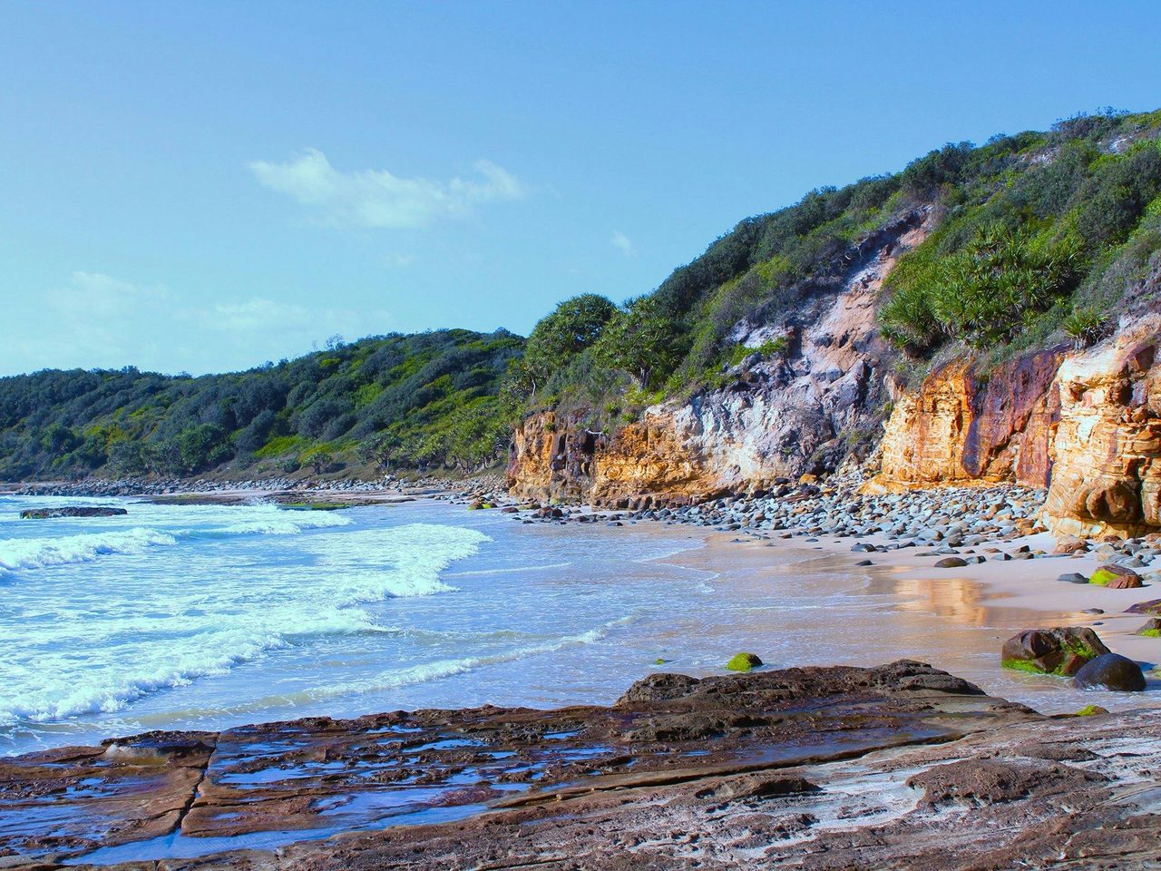 South aspect, from Miners to Green Point.