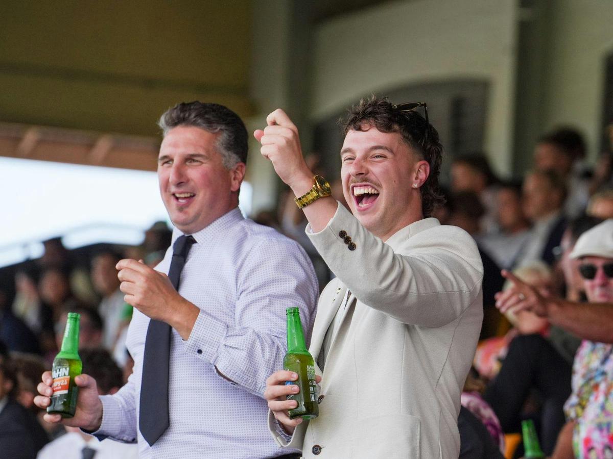Celebrations at Newcastle Racecourse