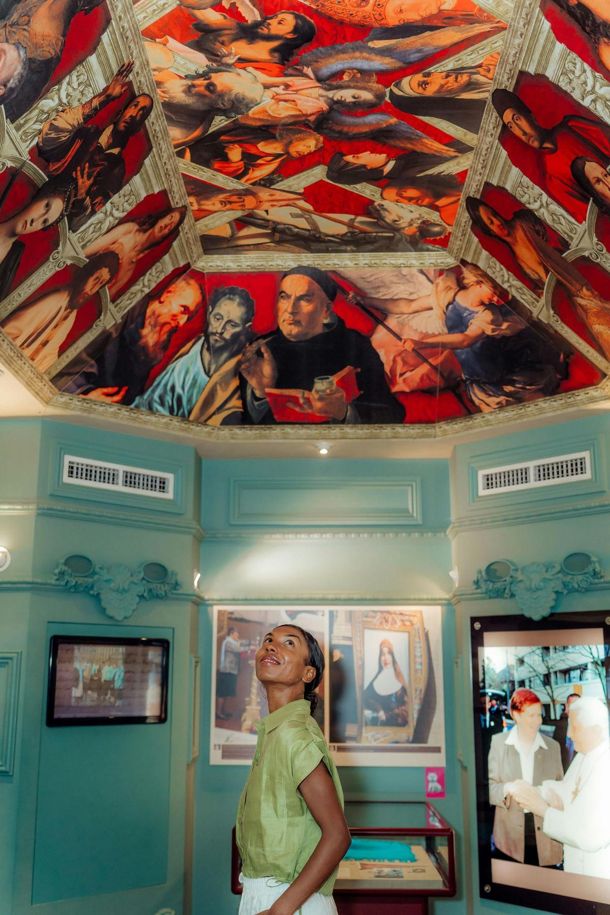 Different rooms dedicated to various aspects of Mary's life