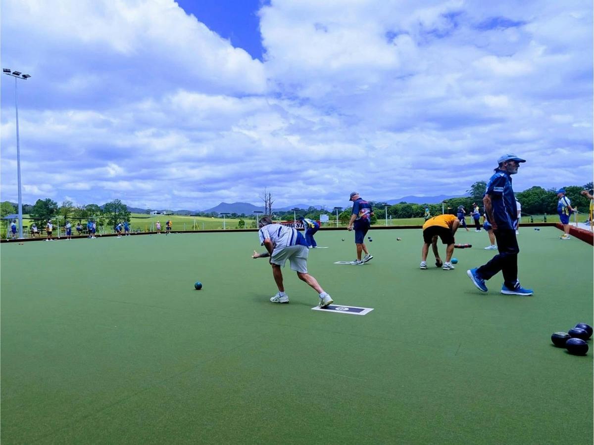 Lawn Bowls on Green #2. Soaking up the sun