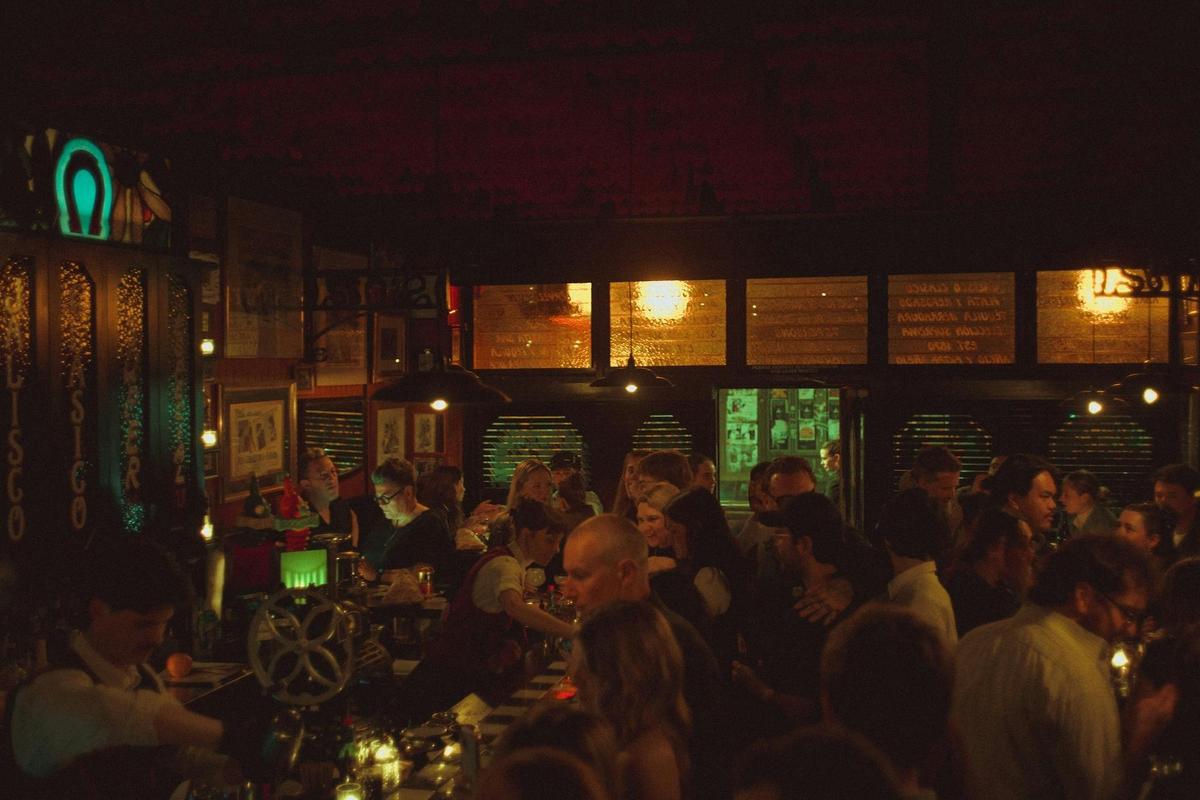 Bustling interior of Super 44