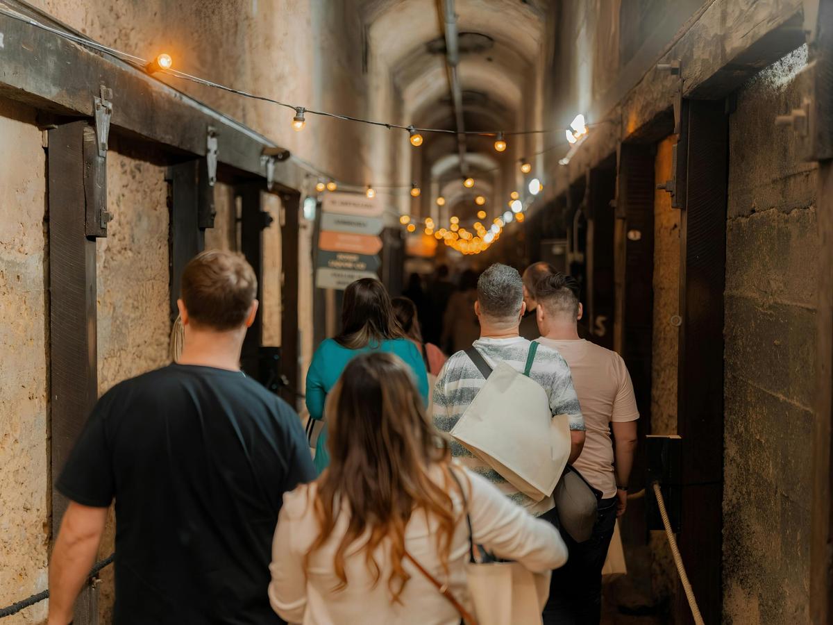 Explore historic tunnels and chambers at The Hidden Cellar Sydney