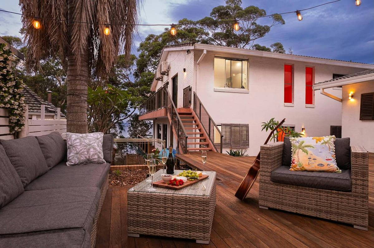 Evening BBQ area