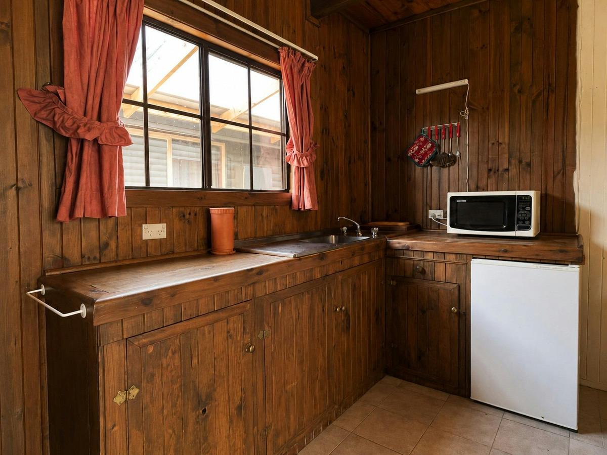 Fully equipped kitchenette inside the room