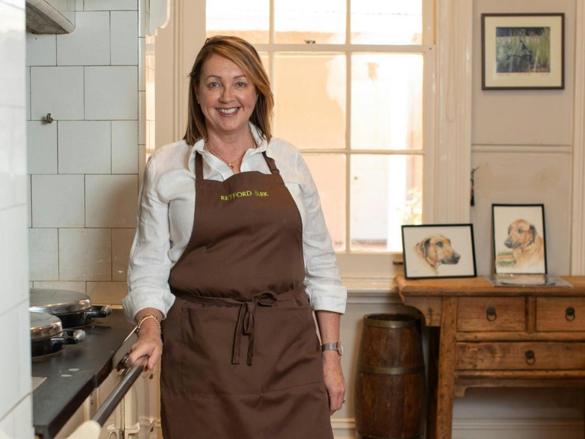 Sharon Mulholland in the Retford Park kitchen