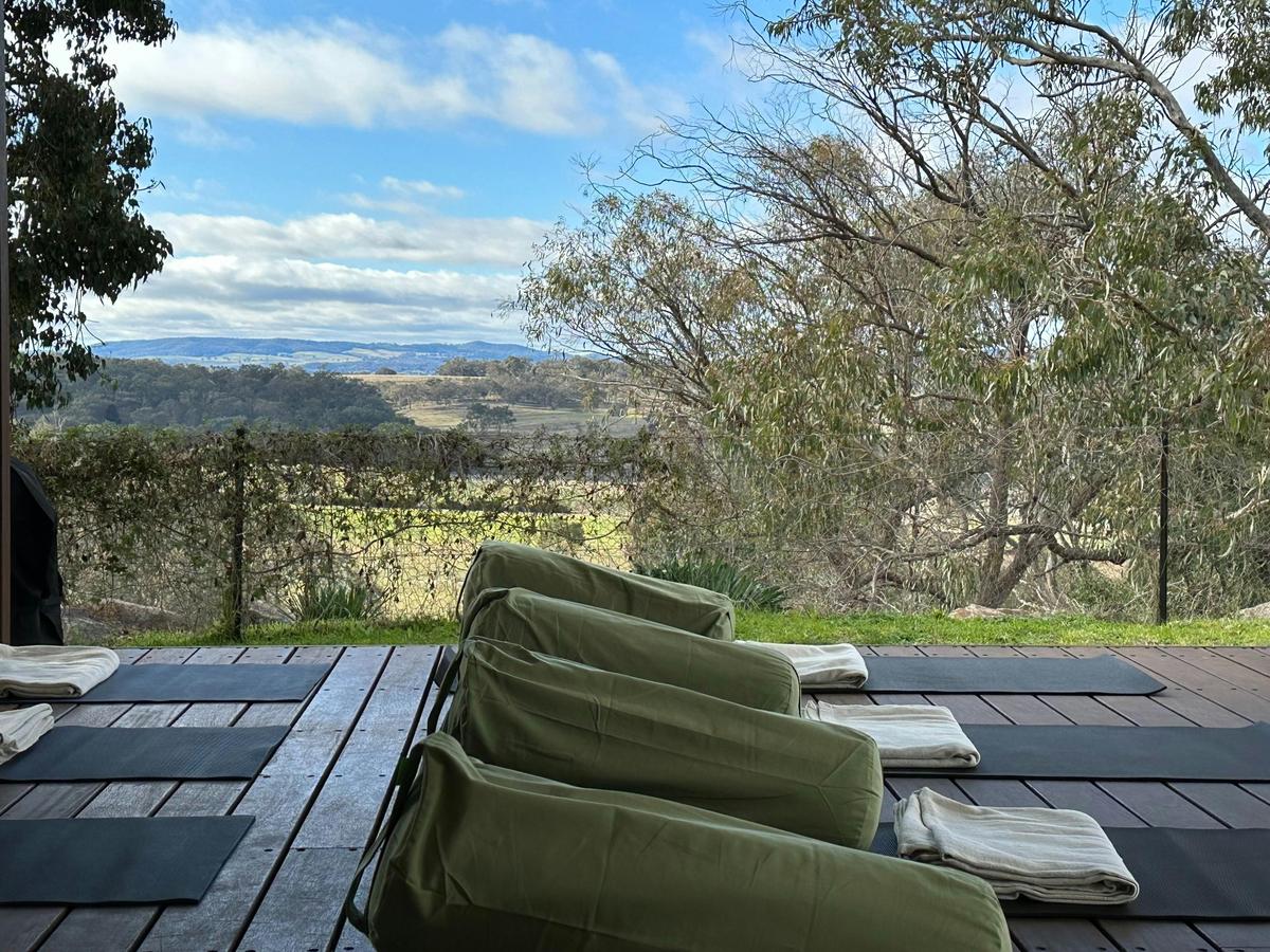 Panoramic views from your yoga mat