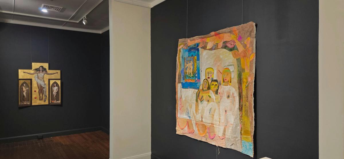 Art at Naked & Nude 2025 at Manning Regional Art Gallery