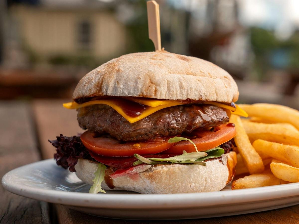 Our Famous beef burger