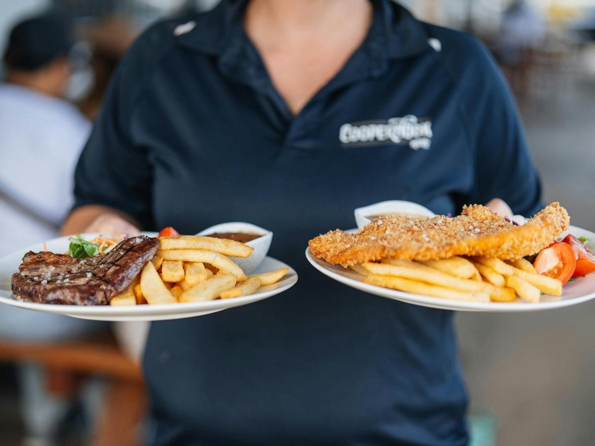 Our famous Steak and Schnitzel