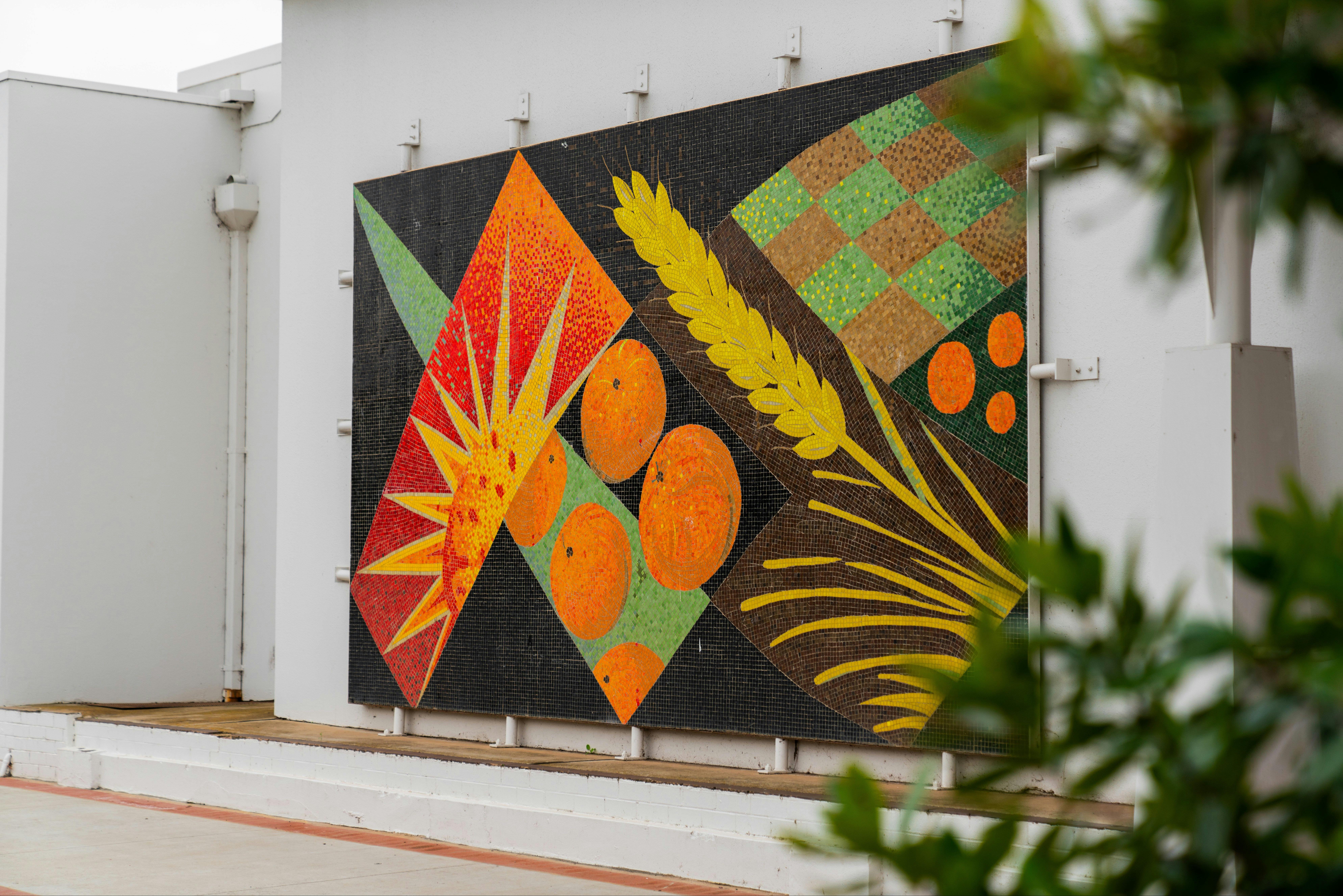 Mosaic Wall at Griffith Ex-Servicemen's Club