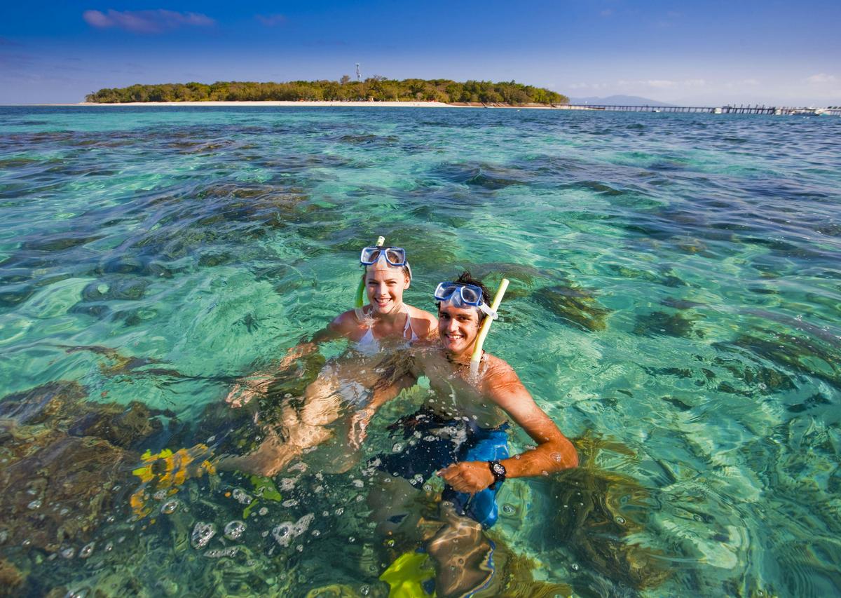 Snorkelling on Green Island
