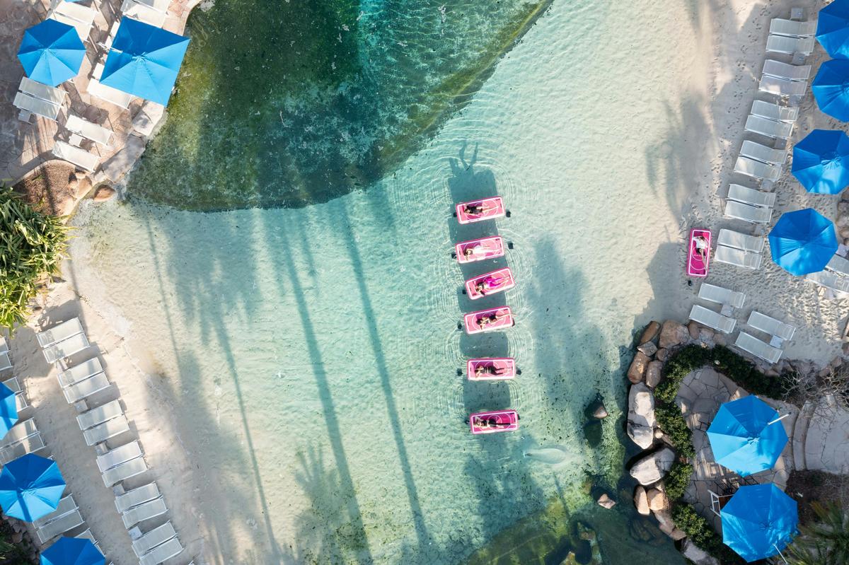 Enjoy the backdrop of the JW Marriott Gold Coast Resort and Spa's stunning lagoon pool.