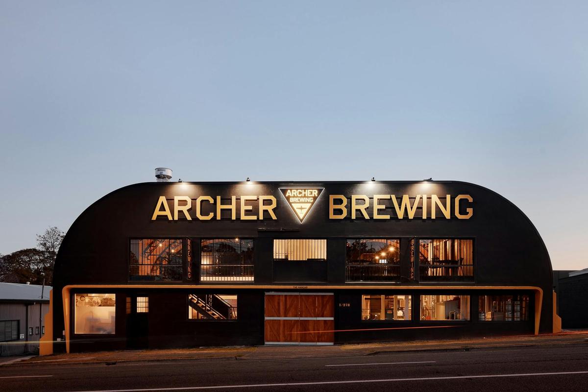 The Hangar - Archer Brewing's home