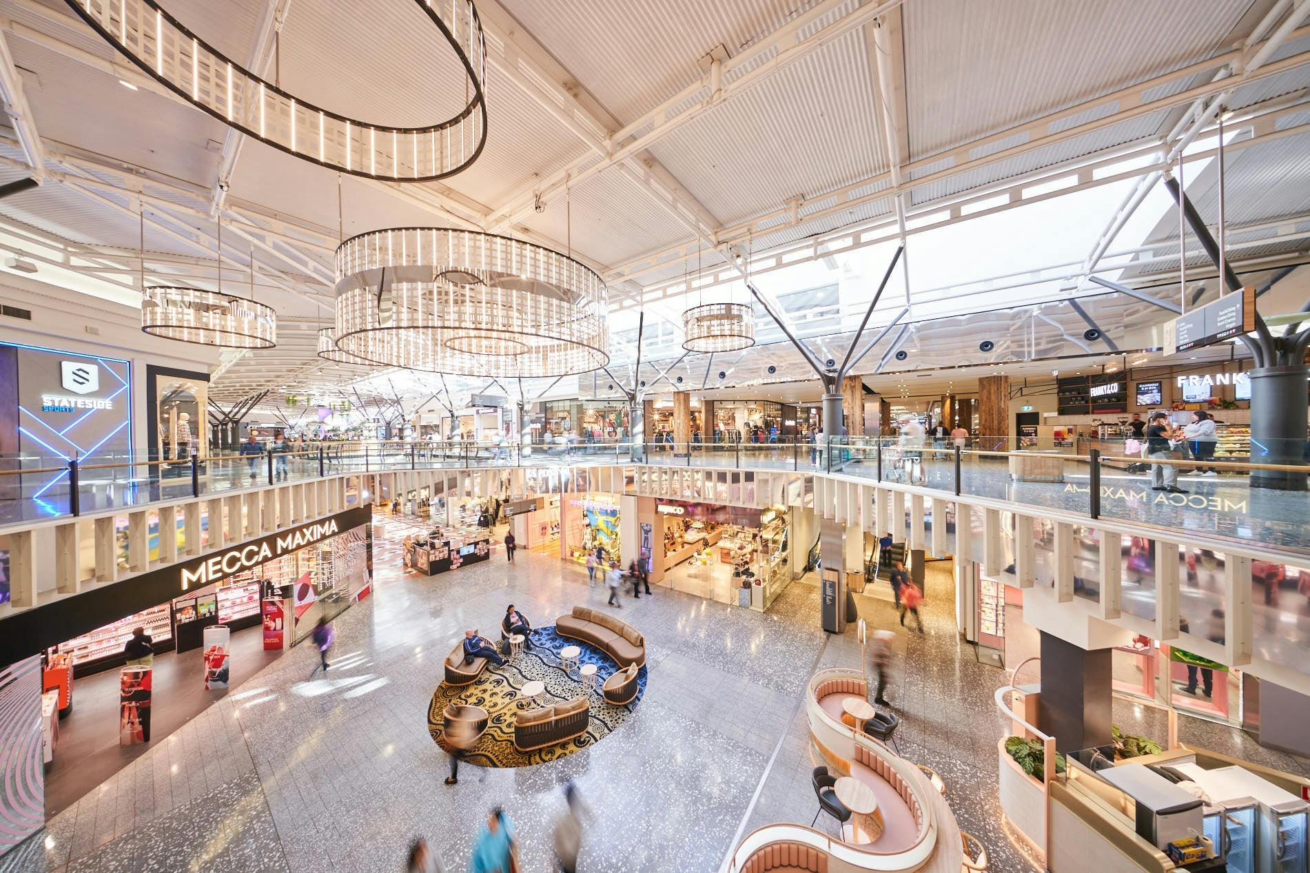 interior of Macarthur Square Shopping complex