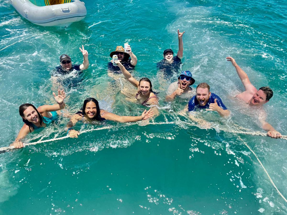 Get in the water and enjoy!