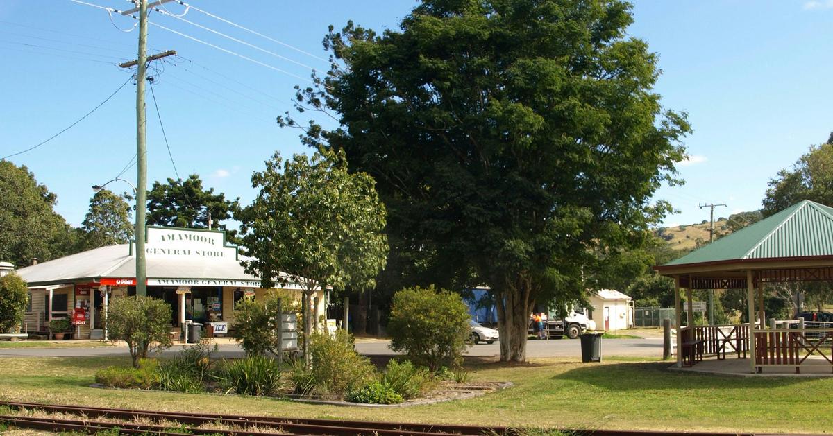 Amamoor, a heritage town in the Gympie region.