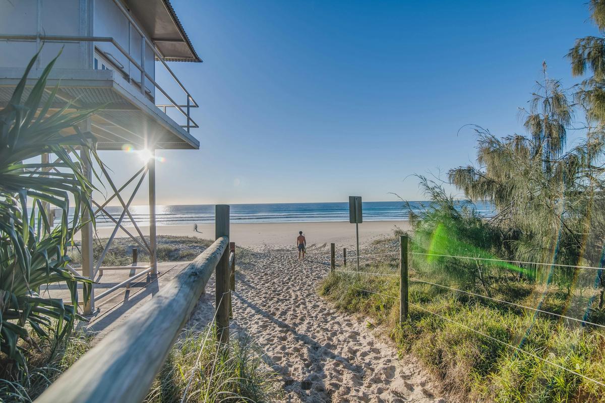Beachfront Location