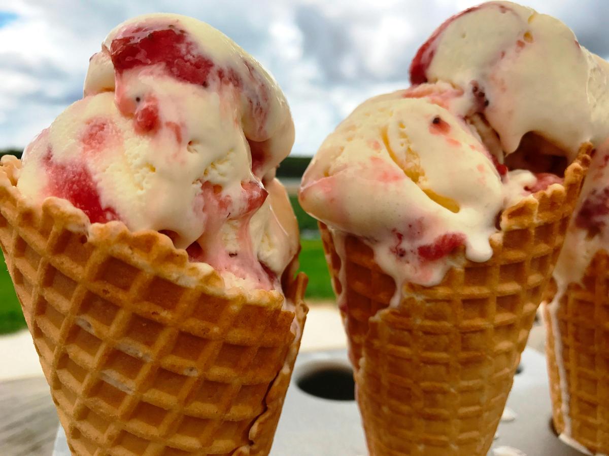 Ashbern Farms Strawberry Ice Creams
