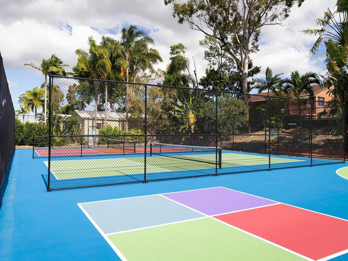 Pickleball Courts and Basketball at Ashmore Palms Holiday Village