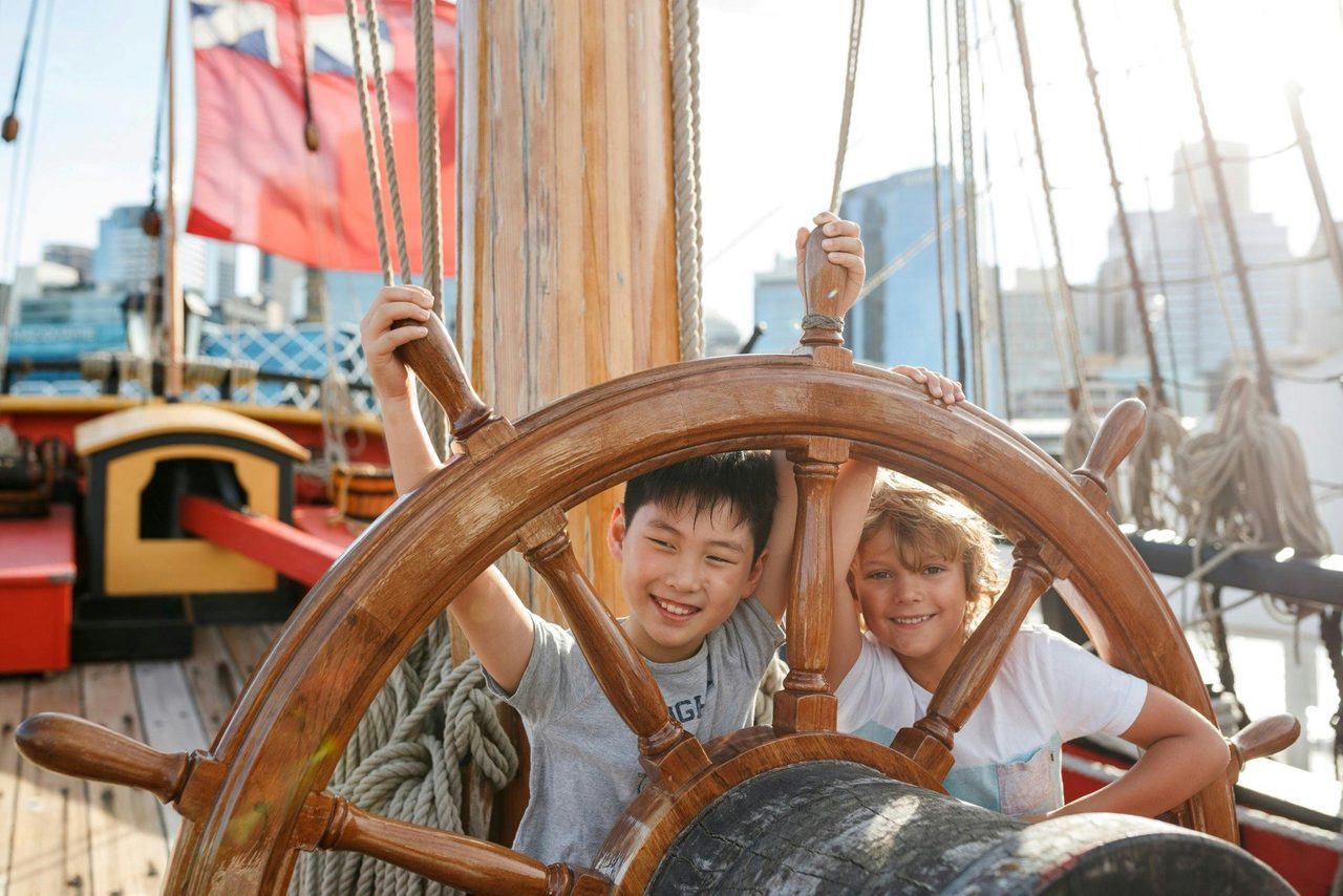Kids at the wheel