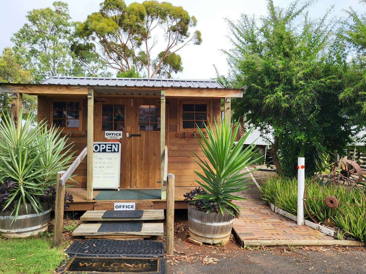 Office at entrance of the park