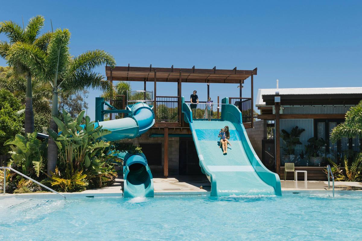 Waterslides