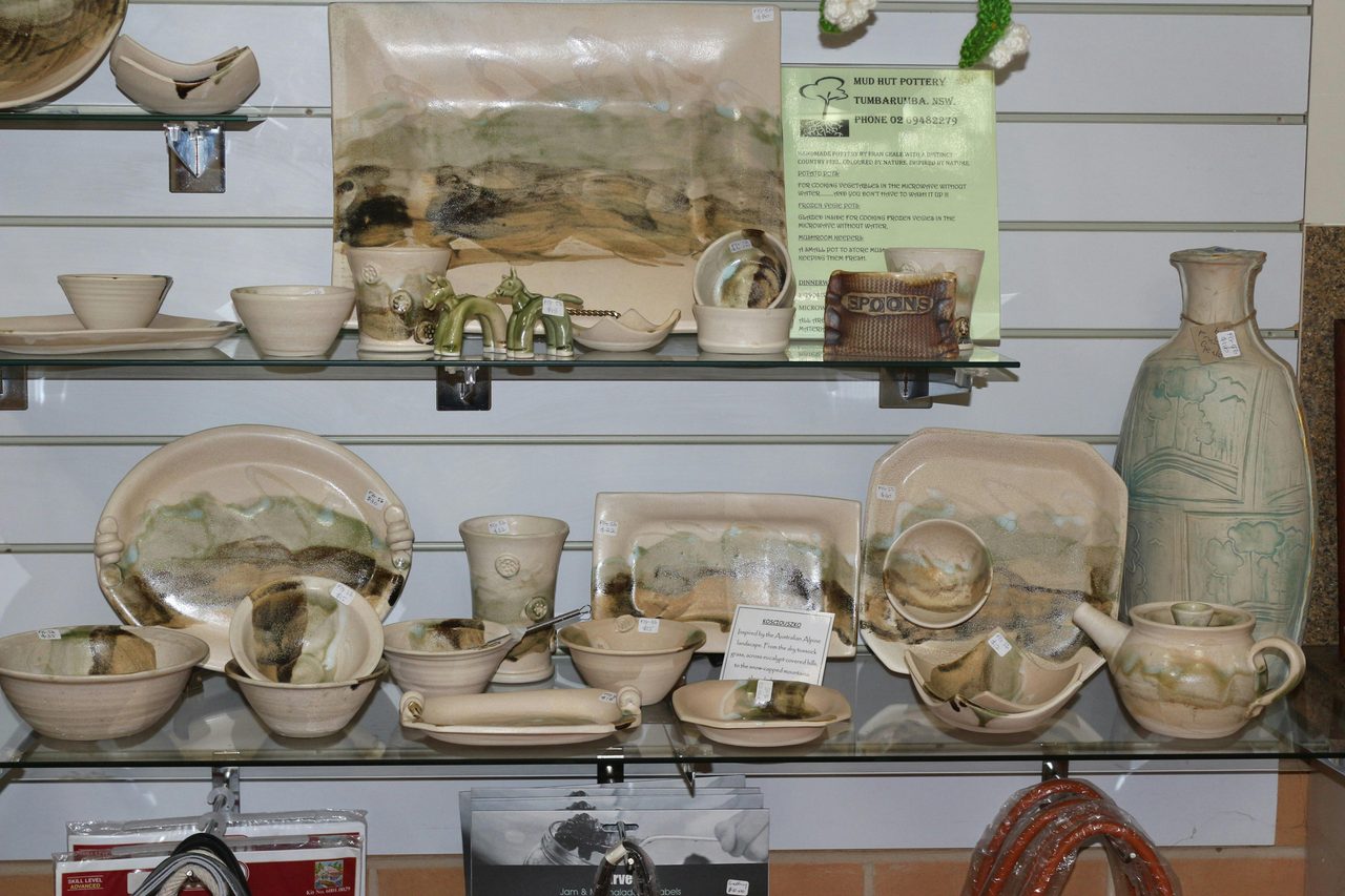 Local pottery by Fran Geal
