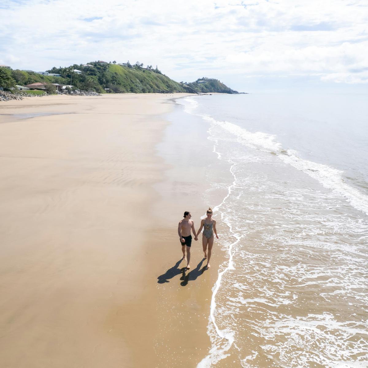 Aerial Shot of Couple