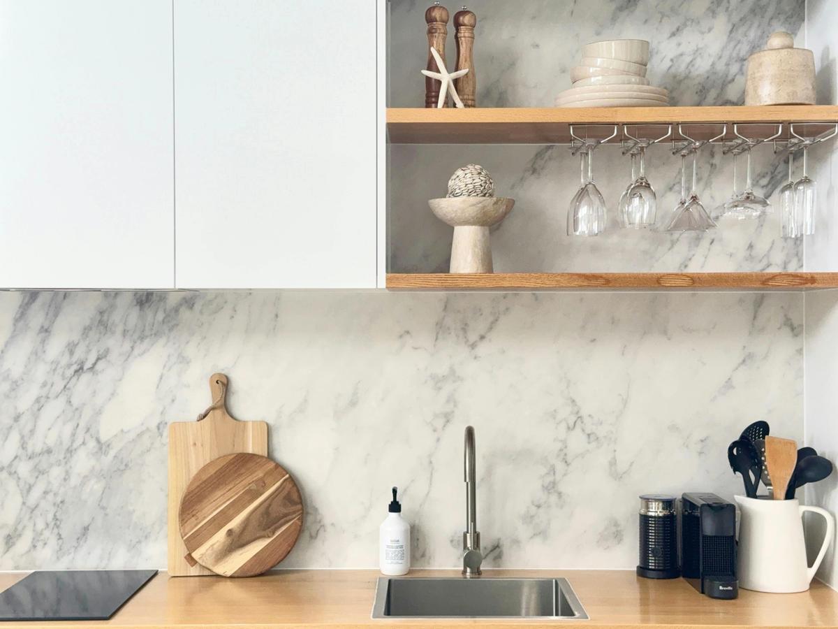 Kitchen with full amenities